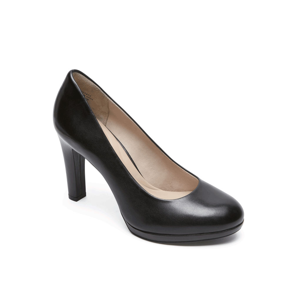 Rockport Hæler Sko Dame Svart - Seven To 7 Ally Plain - AVGJ01498